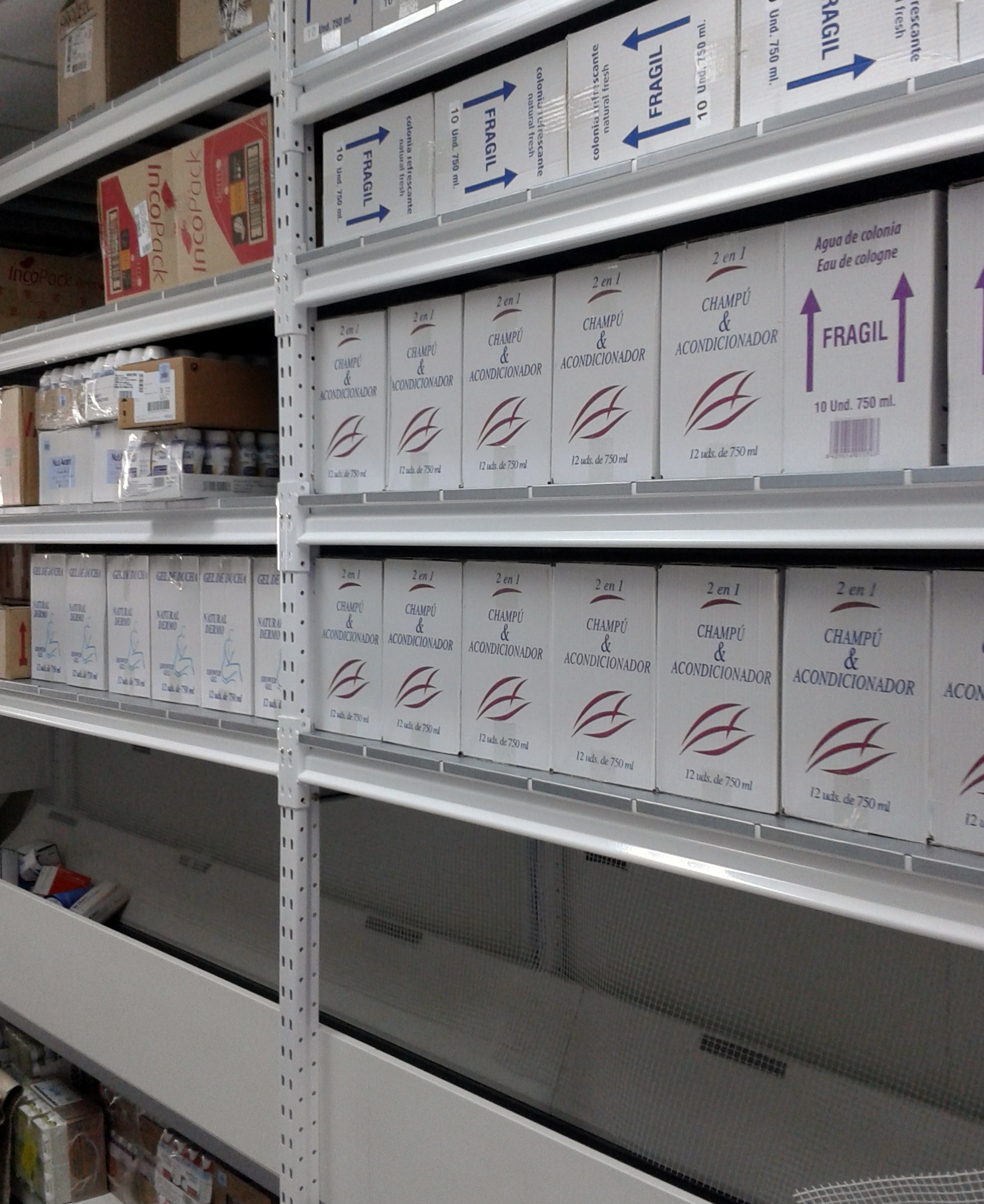 estanteria metalica de media carga para farmacias